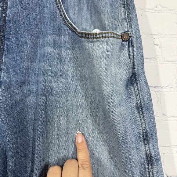 Levis 969 Jeans Men’s Size 42x32 Medium Washed Loose Straight Fit Western - Picture 7 of 16